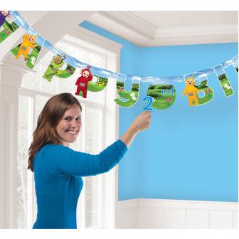 Guirlande de lettres "Les Télétubbies" personnalisable 1,6 m