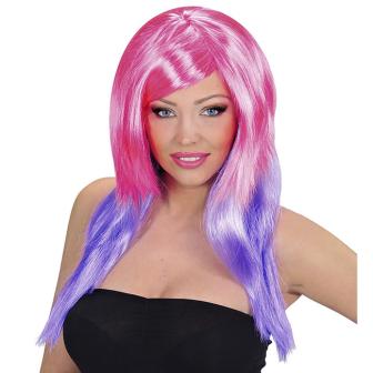 Perruque "Crazy Colour" - rose-lilas