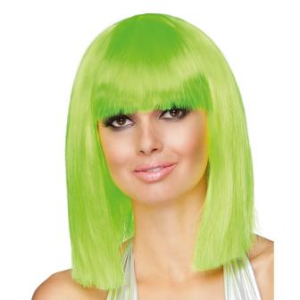 Perruque "Sexy Long-Bob" - vert fluo