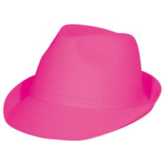 Chapeau Trilby rose