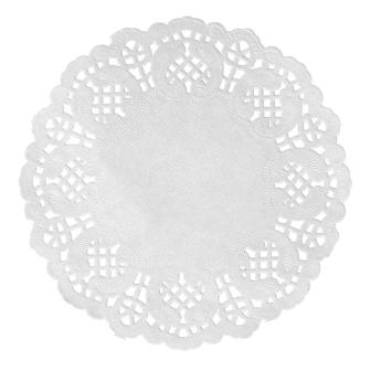 10 sets de table "Dentelle élégante" - blanc