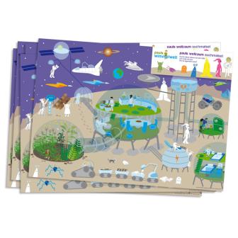 6 sets de table "Galaxie"