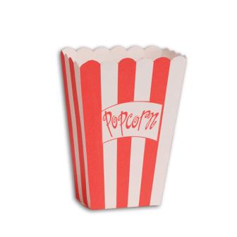 8 petites boîtes à pop-corn 13,5 cm 