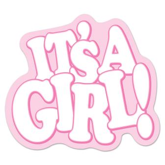 Déco murale "It's a girl" 49 cm