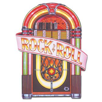 Déco de salle "Juke-box rétro" Rock 'n' Roll 88 cm