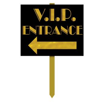 Déco de salle "Panneau Entrée VIP"