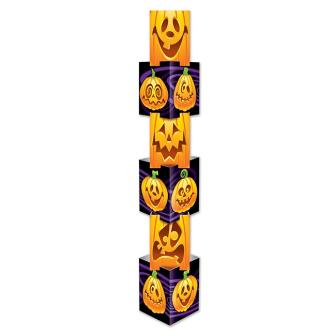 Déco de salle "Fête d'Halloween terrifiante" 171 cm 6 pcs