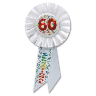 Rosette "60 Ans" 16 cm