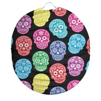 Lanterne ronde "Day of the Dead" 22 cm