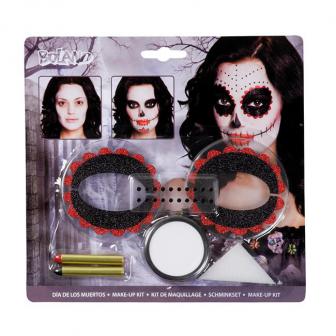 Kit de maquillage "Dia de los Muertos" 6 pcs