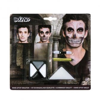 Kit de maquillage "Squelette" 4pcs