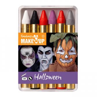 Crayons à maquillage "Halloween" 6 pcs