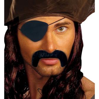 Moustache et cache-oeil "Pirate" 2 pcs.