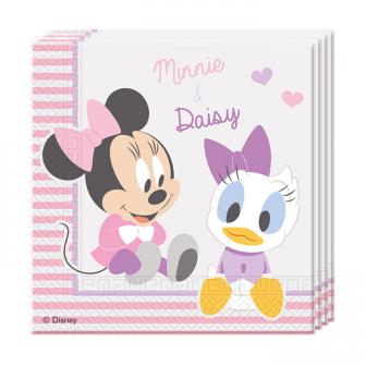 20 serviettes "Baby Minnie & Daisy"