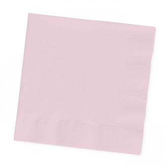 50 serviettes - rose pâle