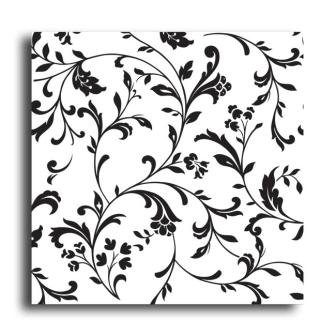 20 serviettes "Black and White" 