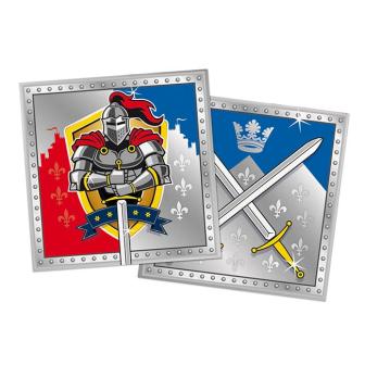 20 serviettes "Tournoi de chevaliers"