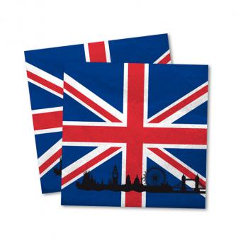 20 serviettes "Grande Bretagne"