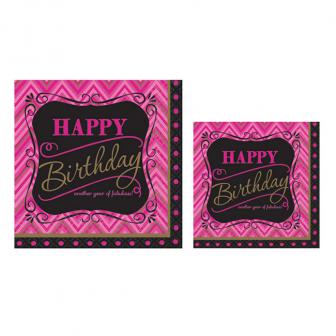 16 serviettes "Fabulous Birthday"