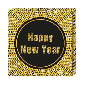 20 serviettes "Glamour New Year"