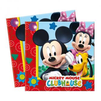 20 serviettes "Le club de Mickey Mouse"