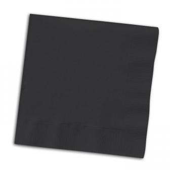 50 serviettes - noir