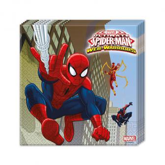 20 serviettes "Spider-Man - Web Warriors"