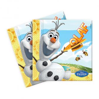 20 serviettes "Olaf au paradis"