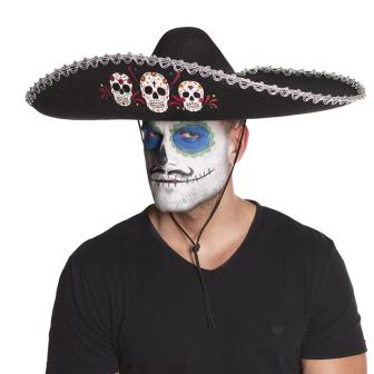 Sombrero "Dia de los Muertos" 