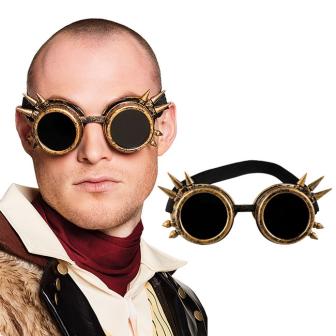 Lunettes aviateur épineuses "Steampunk"