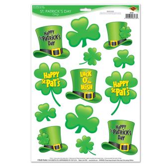 Déco statique "St. Patrick's Day" 13 pcs.