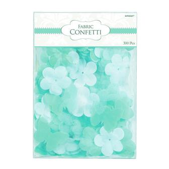 Confettis de table "Fleurs et papillons" 300 pcs. - turquoise