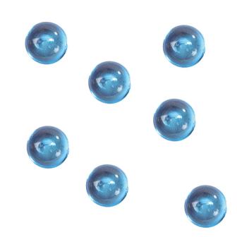 Perles de déco "Couleurs en folie" 300 pcs. - bleu