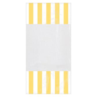 Petits sachets avec fermeture 10 pcs - jaune