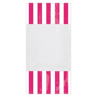 Petits sachets avec fermeture 10 pcs - rose vif