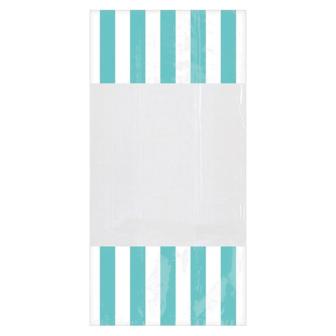 Petits sachets avec fermeture 10 pcs - turquoise