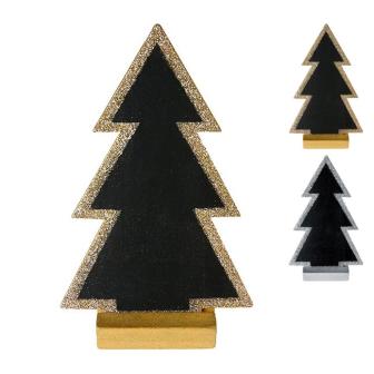 Marque place "Sapin" avec présentoir 15 cm