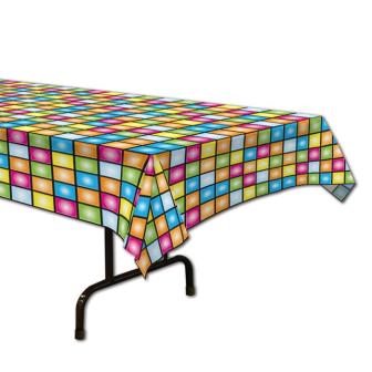 Nappe Années 70 "Disco Dancefloor" 274 cm