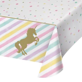 Nappe "Licorne scintillante" 137 x 259 cm