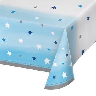 Nappe "Little Star" 137 x 259 cm-bleu