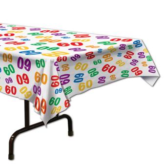 Nappe "60 Ans" 137 x 274 cm