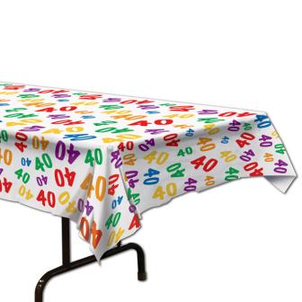 Nappe "40 Ans" 137 x 274 cm