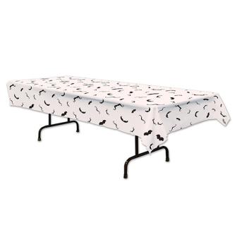 Nappe "Drôle de moustache glamour" 137 x 274 cm