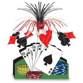 Déco de table "Poker in Las Vegas" 33 cm
