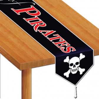 Chemin de table Beware of Pirates 183 cm