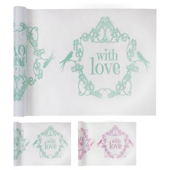 Chemin de table "With love" 5 m