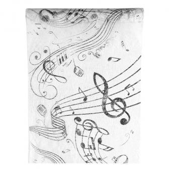 Chemin de table "Notes de musique" 30 x 500 cm 