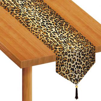 Chemin de table "Imprimé léopard" 183 cm
