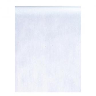 Chemin de table unicolore non tissé "Élégance" 0,3 x 10 m - blanc