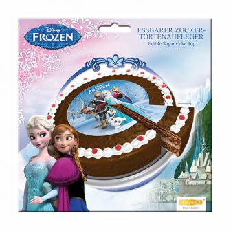 Disque pour gâteau "La reine des neiges" 16 cm